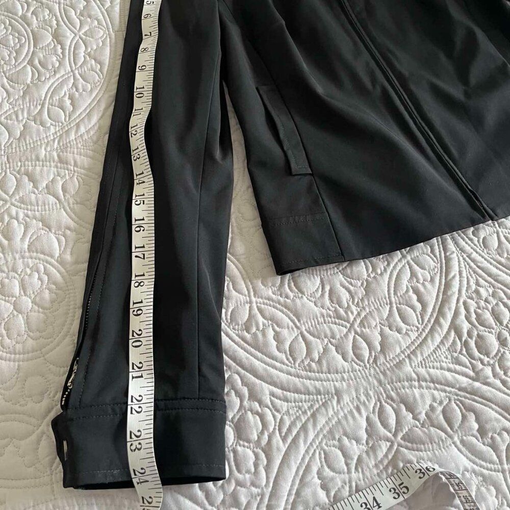 BCBGMaxAzria black front zipper long sleeve women's jacket size 4 - Picture 14 of 16